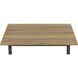 Geneve 39.25 X 39.25 inch Natural / Dark Grey Outdoor Coffee Table